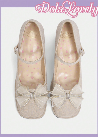 SHEIN Туфли мери джейн бежевый з полиуретан, искусственная кожа, китай — демисезон (329821514)