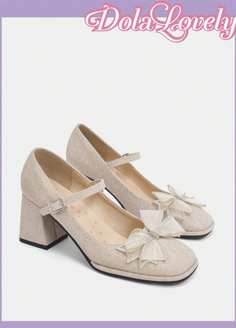 SHEIN Туфли мери джейн бежевый з полиуретан, искусственная кожа, китай — демисезон (329821514)