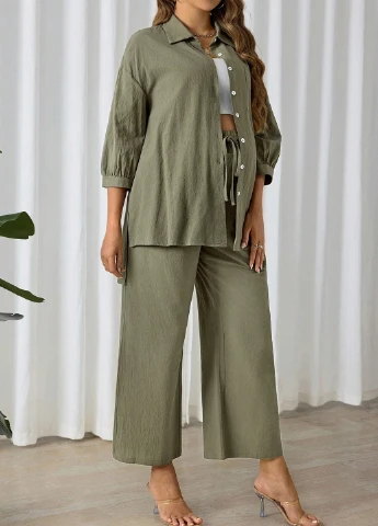 Костюм для беременных (рубашка, брюки) SHEIN (325264006)