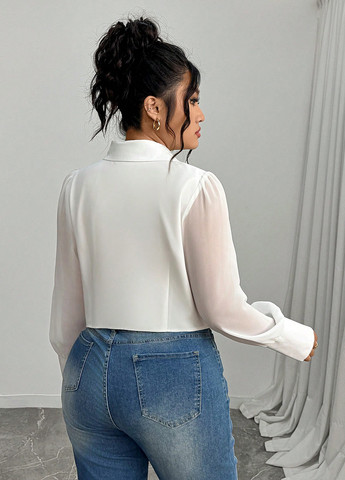 Белая блуза SHEIN