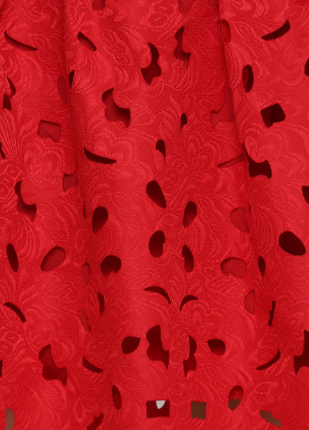 Красное коктейльное платье клеш Amy Gee фактурное