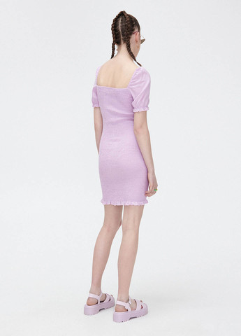 Розово-лиловое кэжуал платье Cropp однотонное