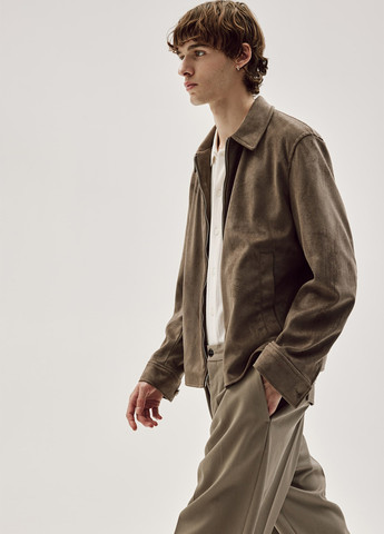 Коричневая демисезонная куртка H&M