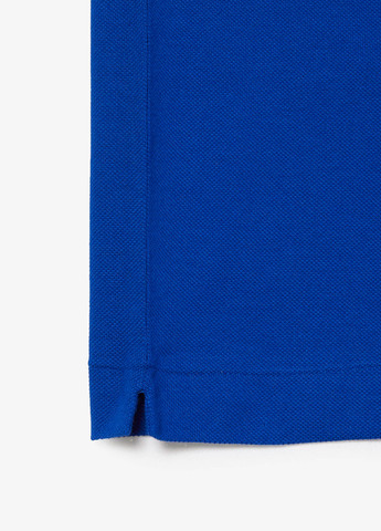 Синяя футболка-поло для мужчин Lacoste с логотипом