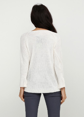 Белый демисезонный пуловер пуловер Babylon