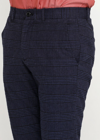 Темно-синие кэжуал демисезонные зауженные брюки Banana Republic