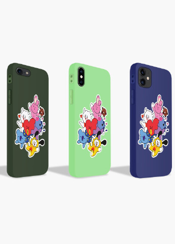 Чехол силиконовый Apple Iphone 8 plus БТС (BTS) (6154-1166) MobiPrint (219357469)