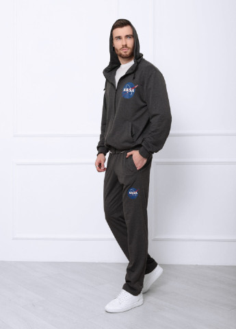Темно-сірий демісезонний чоловічі спортивні костюми ISSA PLUS