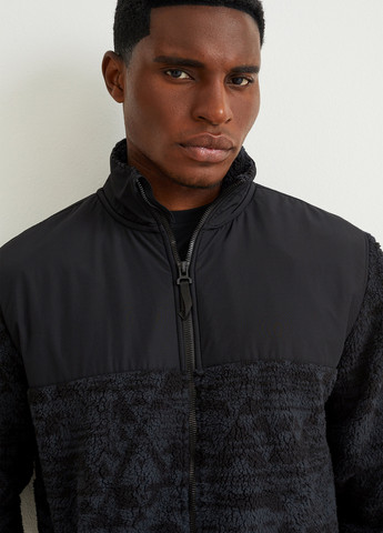 Чорна демісезонна куртка C&A