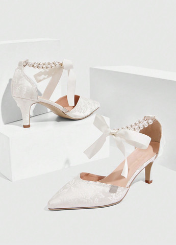 SHEIN Туфли д'орсей молочный з искусственная кожа, текстиль, китай — лето (341250550)