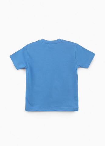 Блакитна літня футболка Ecrin