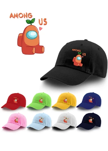 Кепка Амонг Ас Помаранчевий (Among Us Orange) (9273-2410) MobiPrint (216961316)