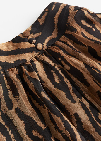 Темно-бежевая блуза H&M