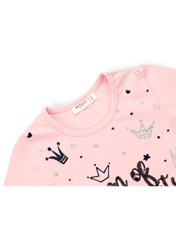 Синій демісезонний костюм десткий "qween of beauty" (11421-104g-pink) Breeze