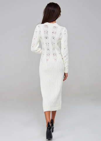 Білий кежуал сукня Brunello de Neri фактурна