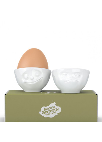 Набор из двух фарфоровых подставок для яиц Счастье и Хмм Tassen (252657986)