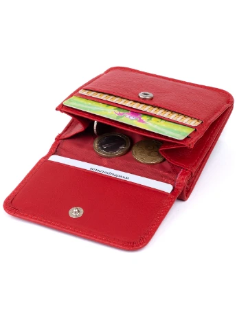 Жіночий шкіряний гаманець 9,5х9х1 см st leather (229459279)