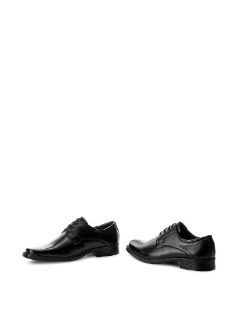 Черные классические напівчеревики Ottimo на шнурках