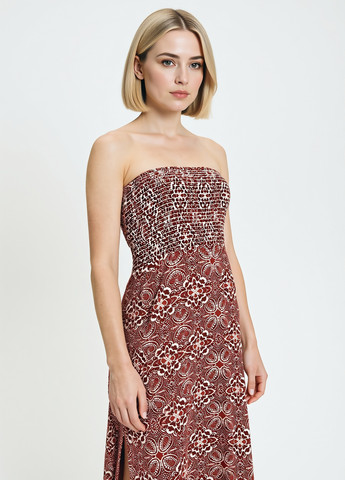 Темно-рожева кежуал сукня а-силует Reserved з абстрактним візерунком