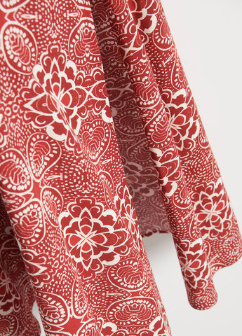 Темно-рожева кежуал сукня а-силует Reserved з абстрактним візерунком