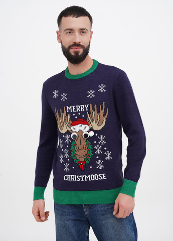 Темно-синій зимовий джемпер джемпер H&M