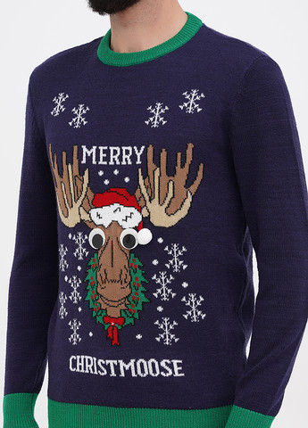 Темно-синій зимовий джемпер джемпер H&M