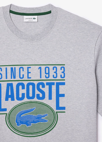 Сіра футболка Lacoste