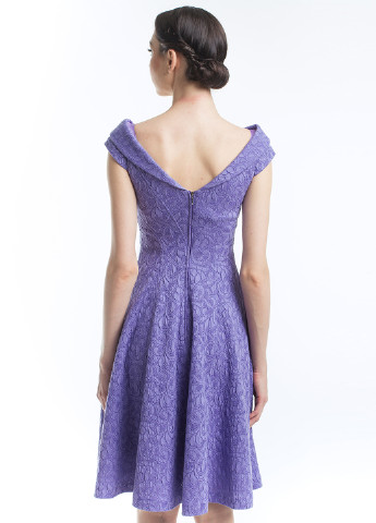 Фіолетова кежуал сукня кльош BGL з орнаментом