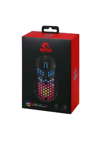 Мышка G961 RGB-LED USB Black (G961) Marvo (253545979)