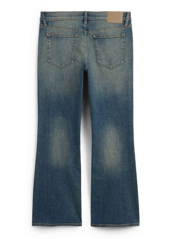 Синие демисезонные клеш джинсы C&A