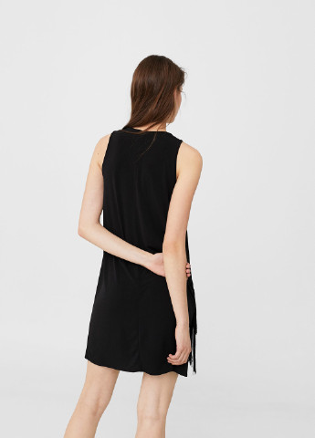 Черное кэжуал платье Mango однотонное