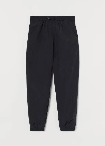 Черные спортивные демисезонные брюки H&M