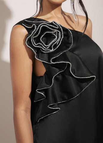 Чёрная блуза SHEIN