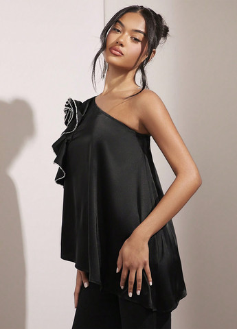 Чёрная блуза SHEIN
