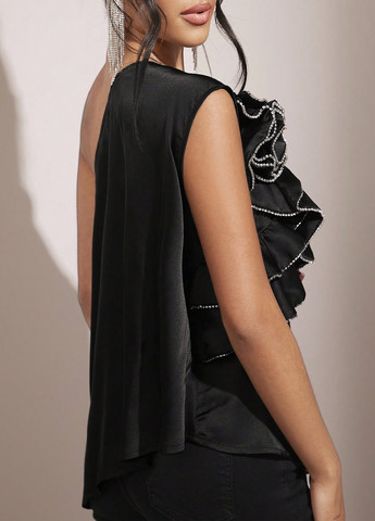 Чёрная блуза SHEIN