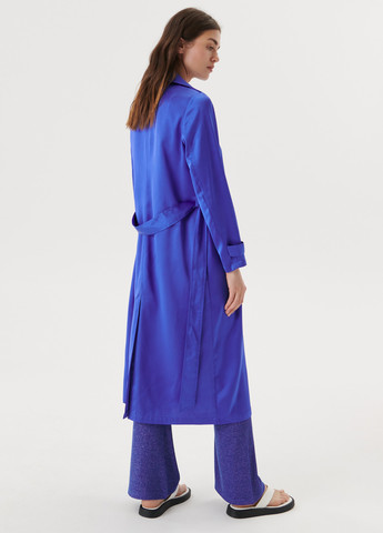 Синее демисезонное Пальто однобортное Sinsay