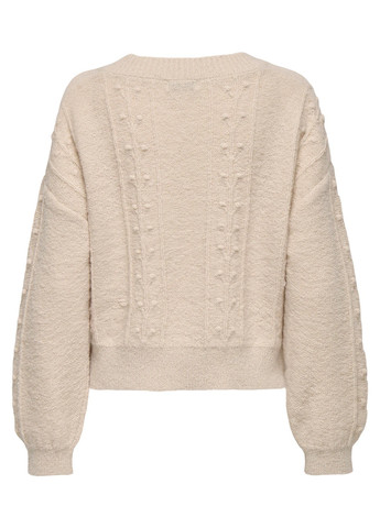 Светло-бежевый демисезонный свитер пуловер Only