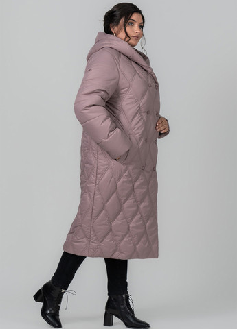 Темно-бежеве демісезонне Пальто двобортне A'll Posa