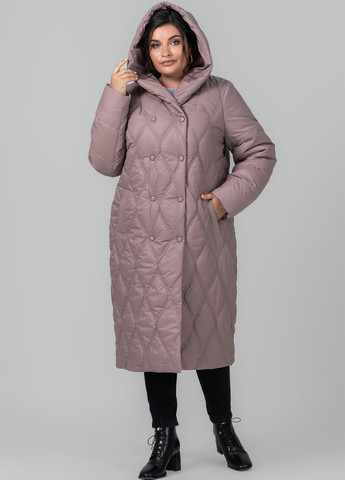 Темно-бежеве демісезонне Пальто двобортне A'll Posa