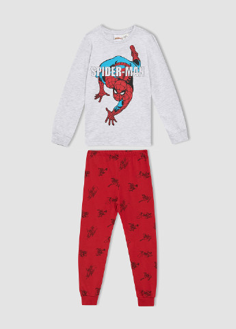 Комбінована всесезон піжама spiderman лонгслив + брюки DeFacto Пижама