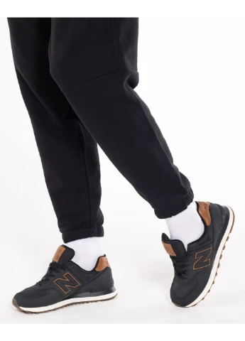 Черные демисезонные кроссовки 574 luxe New Balance