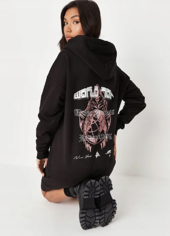 Чорна кежуал сукня Missguided однотонна