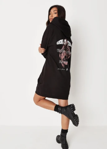 Чорна кежуал сукня Missguided однотонна