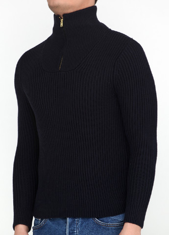 Темно-синий демисезонный свитер джемпер H&M