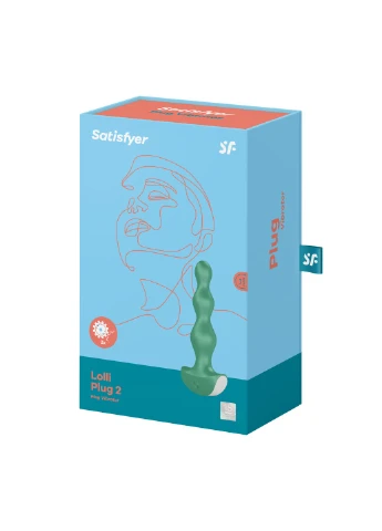 Анальний стимулятор кульки Lolli-Plug 2 колір: зелений (Німеччина) Satisfyer (253910141)