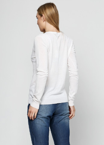 Белый демисезонный пуловер пуловер Geox