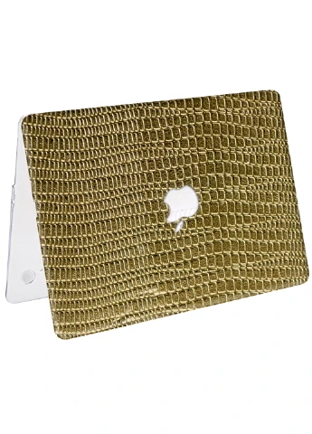 Чехол пластиковый для Apple MacBook Air 13 A1932 / A2179 / A2337 Кожа (Leather golden scaly textures) (9656-2729) MobiPrint (219124031)