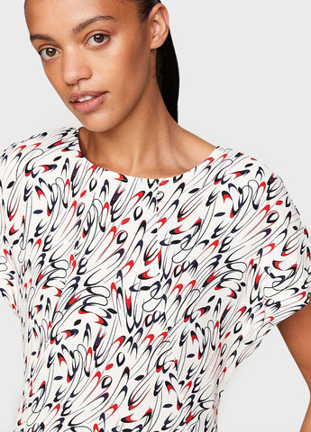 Білий кежуал сукня кльош Tommy Hilfiger з абстрактним візерунком