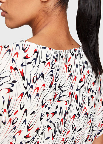 Білий кежуал сукня кльош Tommy Hilfiger з абстрактним візерунком