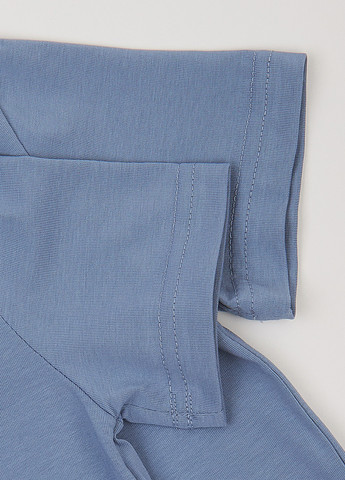 Серо-синяя летняя футболка Garnamama